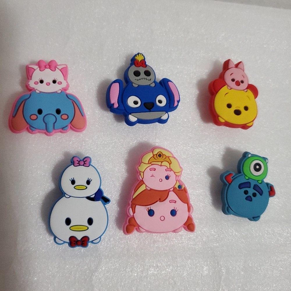 Disney Characters Shoe Charms (Set of 6)
